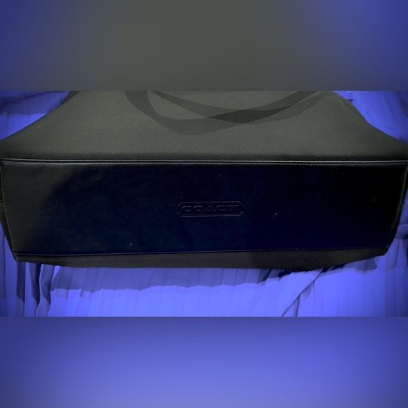 COACH Greenwich Tote Shoulder Bag (1999) with Vintage Metal Hang Tag - Picture 10 of 12